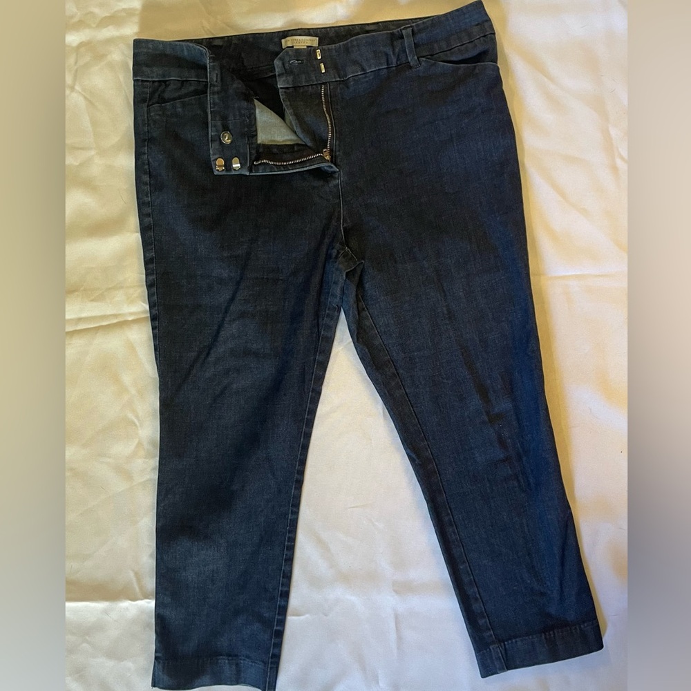 NY&C Stretch Crop pants/jeans Size 16